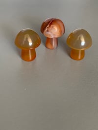 Image 1 of Carnelian Mushroom Carving