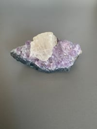 Image 1 of Amethyst with Calcite Specimen