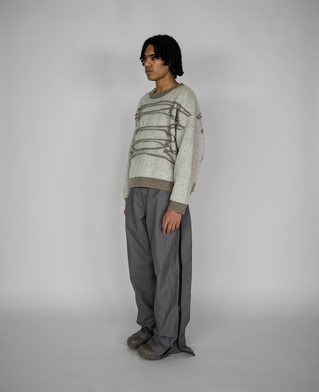 Textured Cocoon Knit Sweater room one