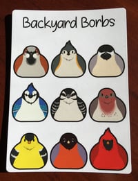 Image 2 of Backyard Borbs Magnet - Large 4" x 5.5" Magnet