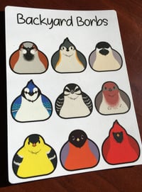 Image 3 of Backyard Borbs Magnet - Large 4" x 5.5" Magnet