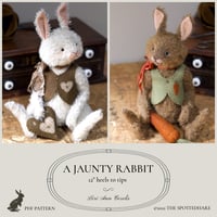 Image 1 of The Jaunty Rabbit ~ A PDF pattern!