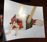 Image 2 of Fox Sushi - 8" x 10" Art Print