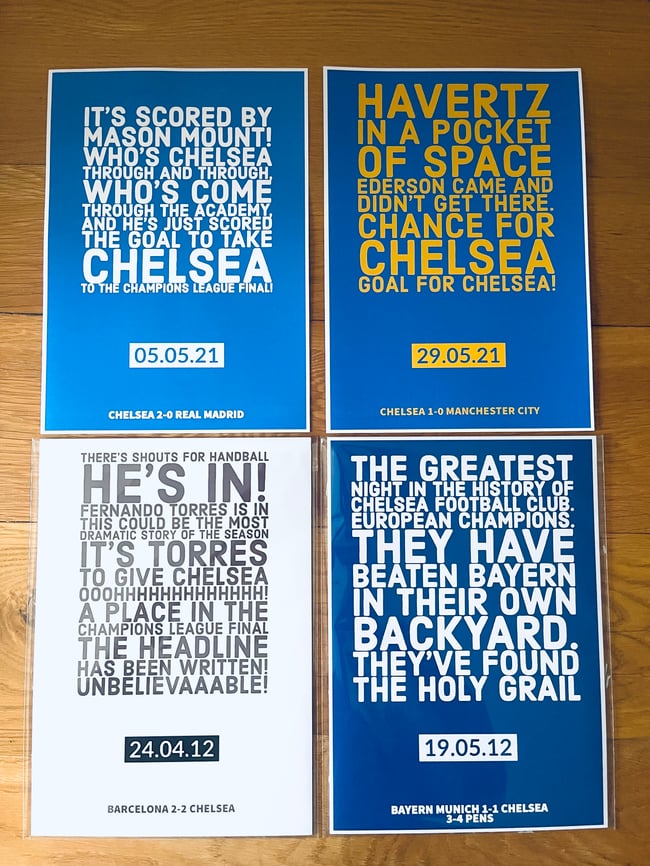 CHELSEA CHAMPIONS LEAGUE COLLECTION