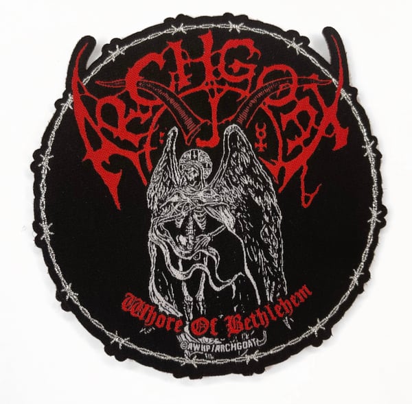 Image of Archgoat - Whore Of Bethlehem Small Woven Patch