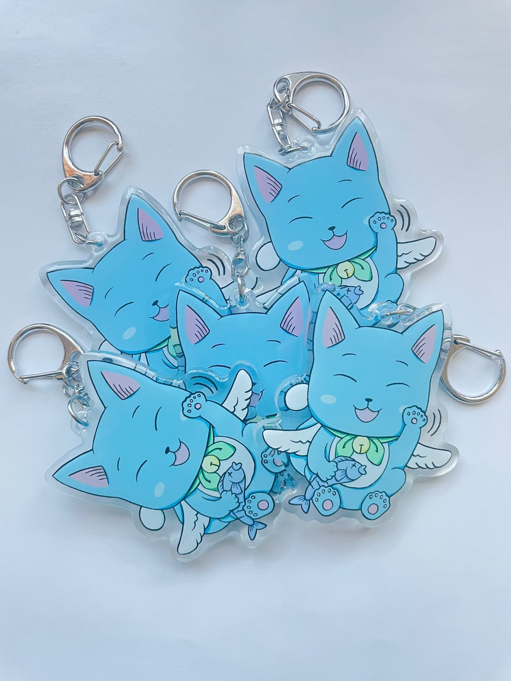 Image of Happy Acrylic Keychain