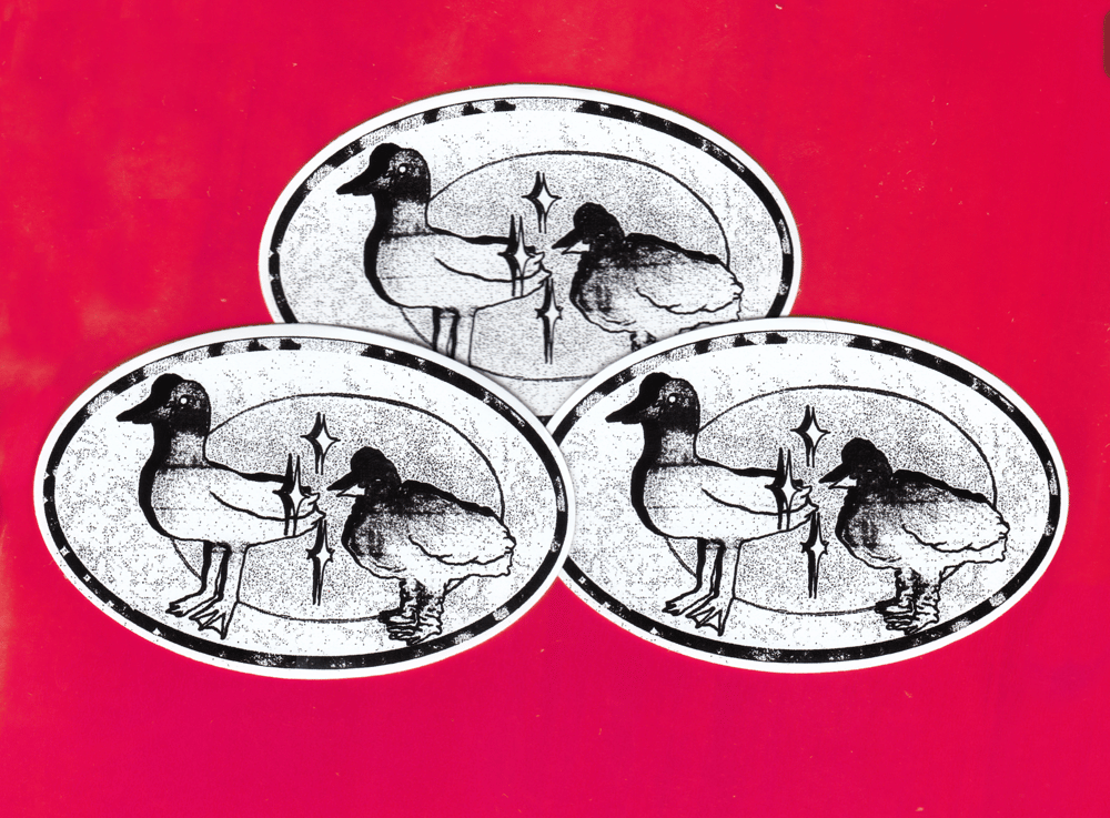 Image of Deep Fried Ducks sticker