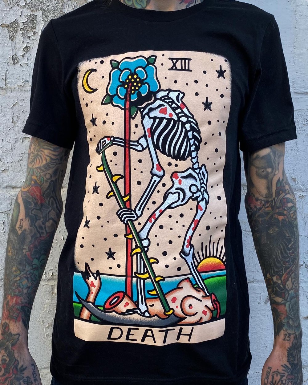 Image of Death Tarot T Shirt