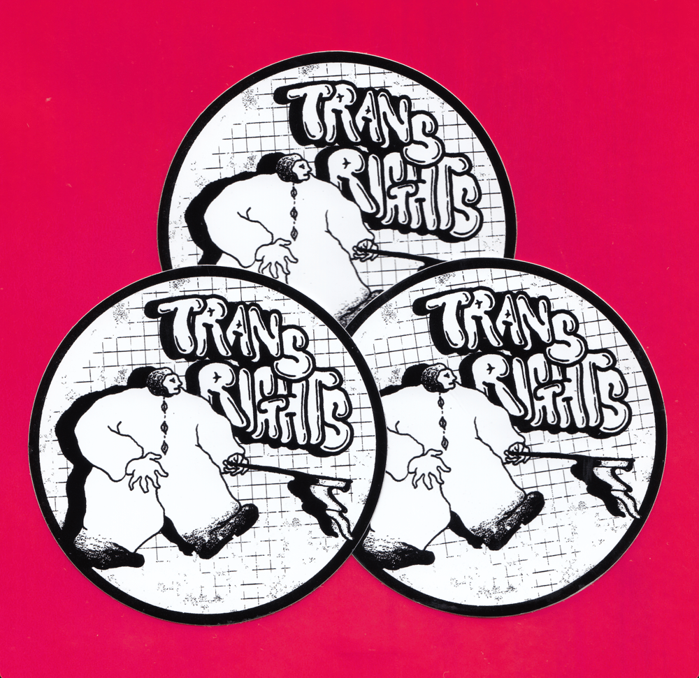 Image of Trans Rights Friend sticker