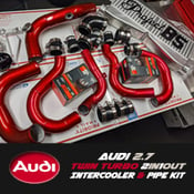 Image of PROJECTB5 - Audi 2.7 2in1out FMIC / Piping Kit