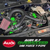 Image of PROJECTB5 - Audi 2.7 Oversized ONE-PIECE Style Y-Pipe