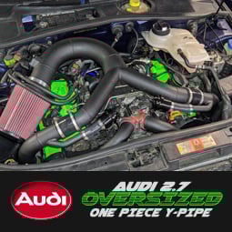 Image of PROJECTB5 - Audi 2.7 Oversized ONE-PIECE Style Y-Pipe