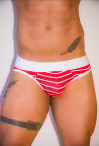 Image 1 of Red & White Stripes