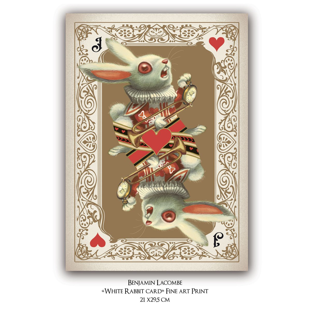 White Rabbit Card / BENJAMIN LACOMBE