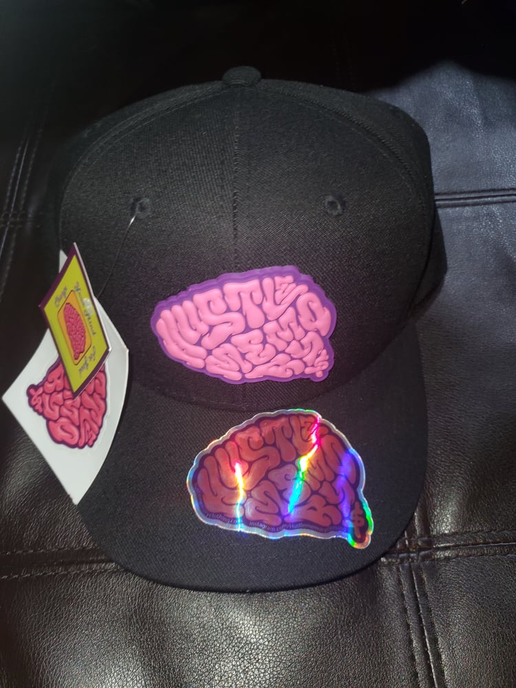 Image of Hustle Memory Strapback with detachable logo