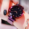 Women's Fashion Starry Sky Watches Magnet Buckle Mesh Belt Diamond Quartz Watch Women Dress Clock 