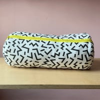 Memphis Zig-Zag Bolster in Yellow