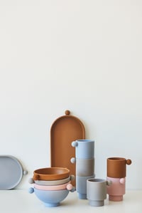Image 3 of Tiny Inka Cup Set of 2 Caramel / Rose by OYOY