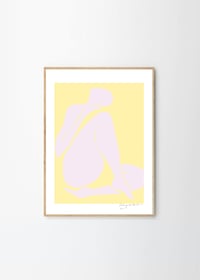 Image 1 of 'Lilac Intimacy' framed art print by Tiny Stories