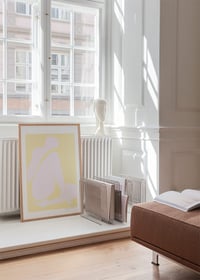 Image 2 of 'Lilac Intimacy' framed art print by Tiny Stories