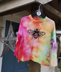 Image 3 of Ice dyed bee top age 3