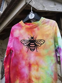 Image 1 of Ice dyed bee top age 3