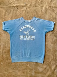 Image 2 of 60s SUNFADED ARROWHEAD SHORT SLEEVE SWEATSHIRT