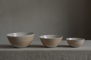 Wood Fired Shino Glazed Porcelain Small Serving Bowl