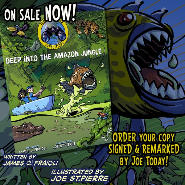 Image of DEEP INTO THE AMAZON JUNGLE Graphic Novel