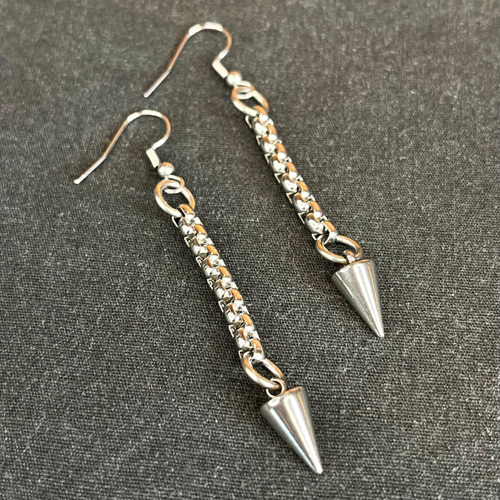 Dangling Spike Earrings