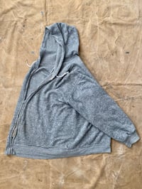 Image 4 of 60s WAFFLE ZIPPER HOODIE