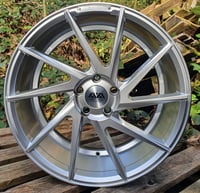 Image 1 of 19X8.5" AVA MADISON ALLOY WHEELS FITS 5X112 ET45 HYPER SILVER