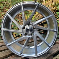 Image 2 of 19X8.5" AVA MADISON ALLOY WHEELS FITS 5X112 ET45 HYPER SILVER