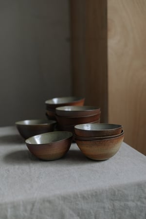 Wood Fired Stoneware Small Serving Bowl