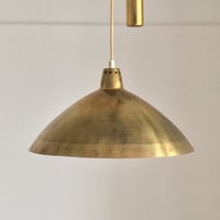 Image 2 of Brass Counter-Balance Pendant Light by Itsu, Finland