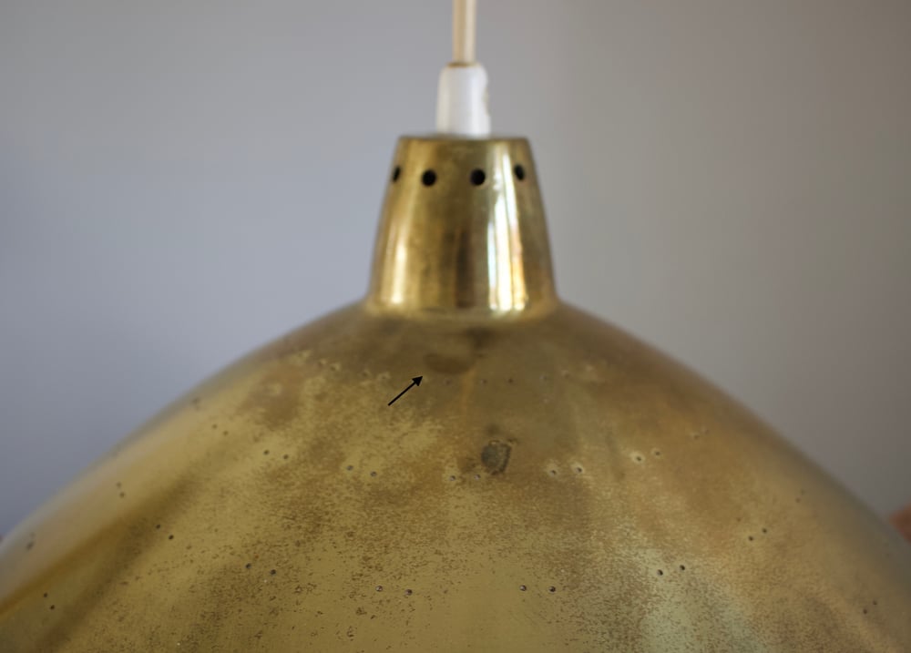 Image of Brass Counter-Balance Pendant Light by Itsu, Finland