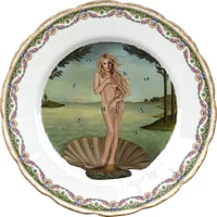 Image 1 of ReNacimiento de Britney- Vintage French Porcelain Plate - #0748