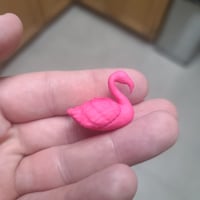 Image 1 of 3D Printed Flamingo Bead