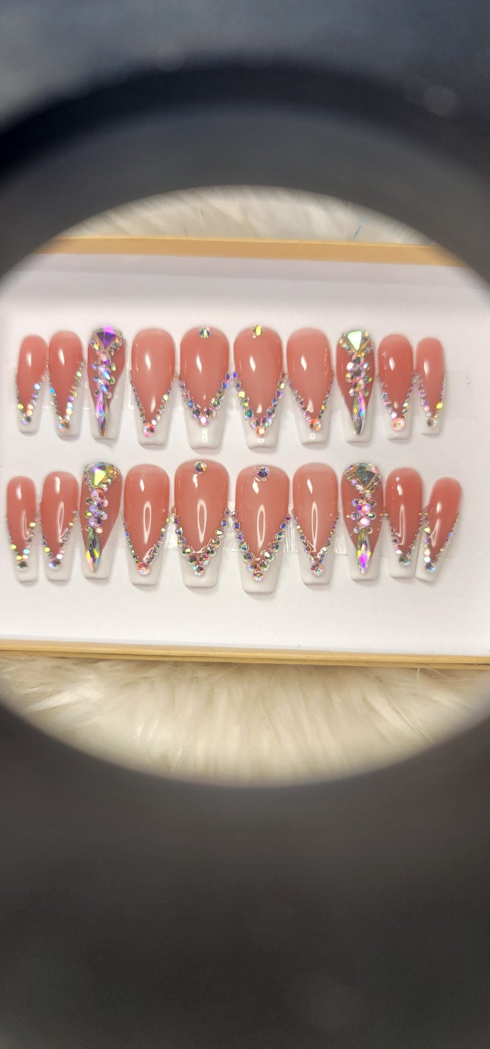 Image of Long French tips