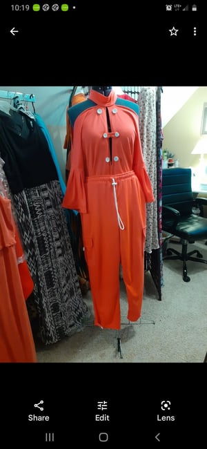 Image of Cold shoulder jogging suit