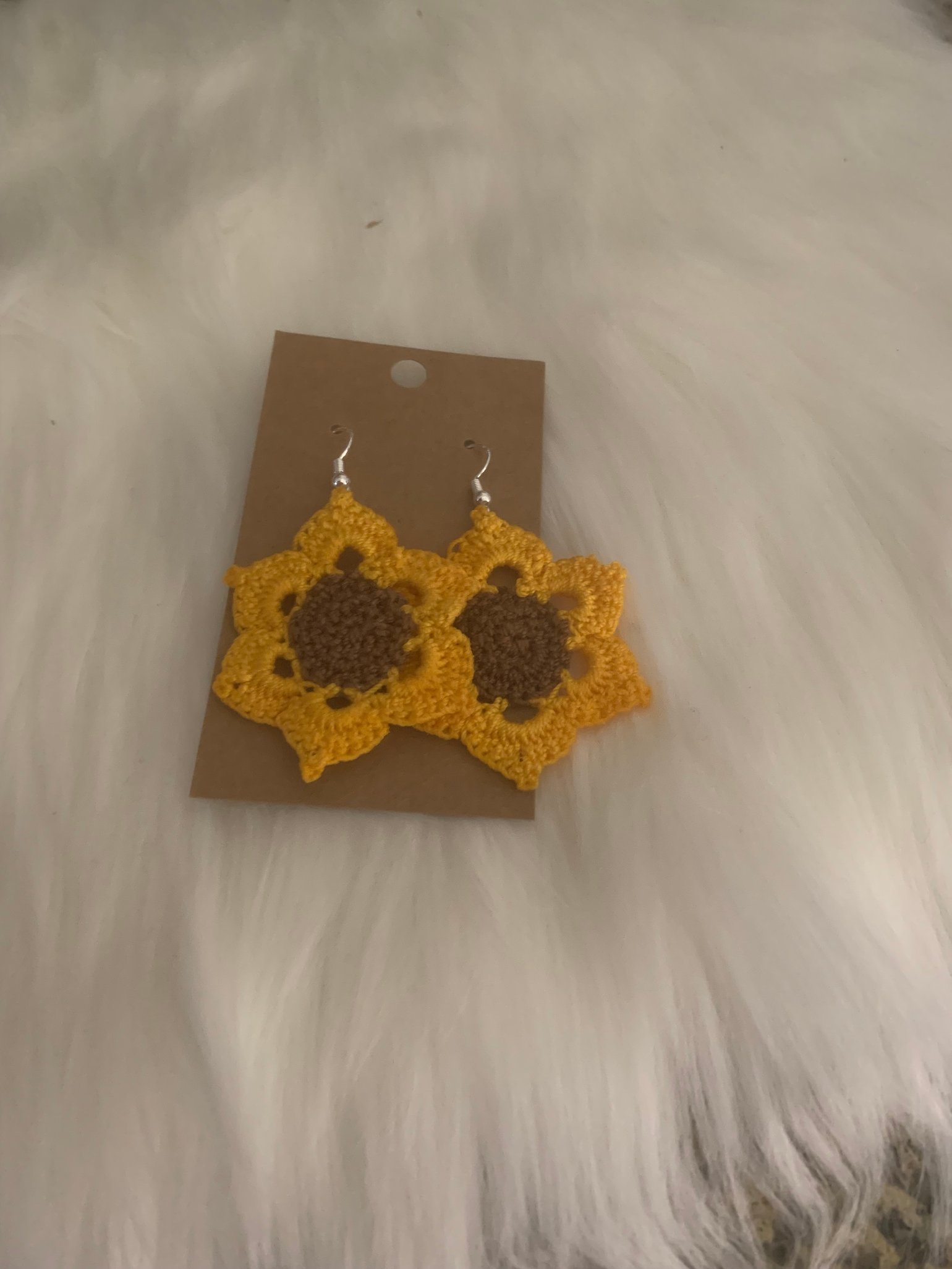 Image of sunflower earrings