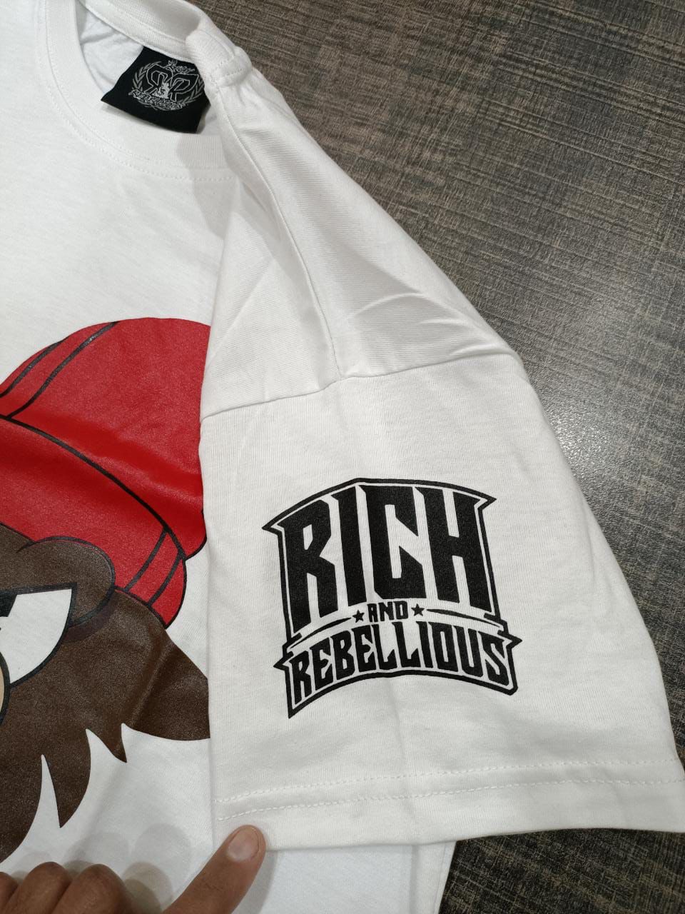 Rich and Rebellious wolfy tee