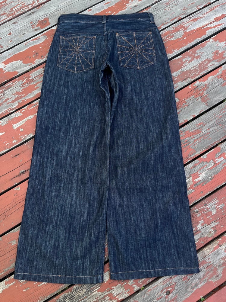 Image of denim web jeans 