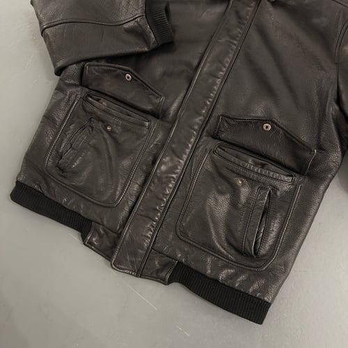 Image of Avirex leather jacket, size XL