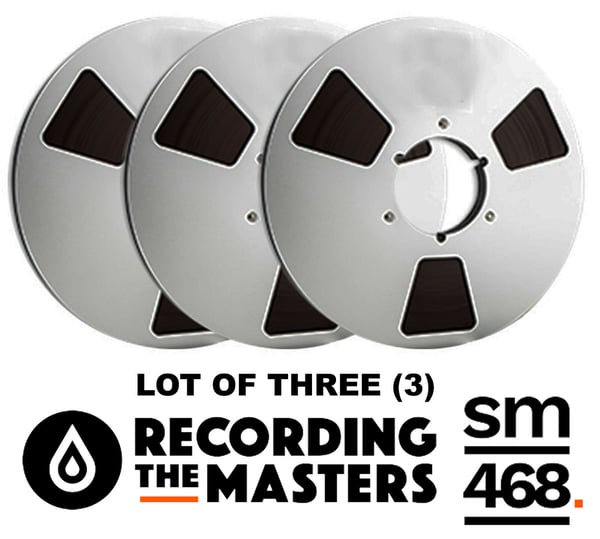 Image of 3 Pack SM468 1/4" X2500' 10.5" Metal Reel In White Hinged Box