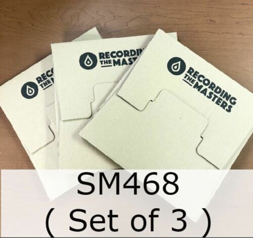 ANALOG TAPES — 3 Pack SM468 1/4 X2500' 10.5 Metal Reel In White Hinged Box