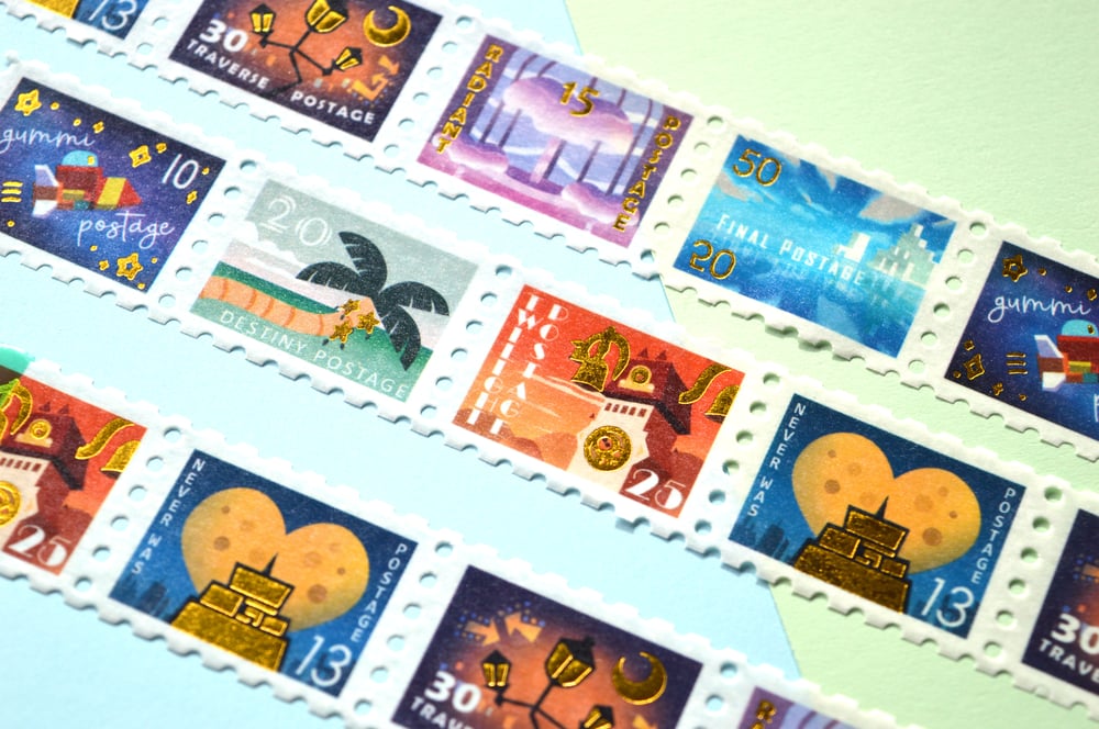 Image of Kingdom Hearts Stamp Washi