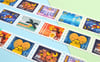 Kingdom Hearts Travel Poster Stamp Washi