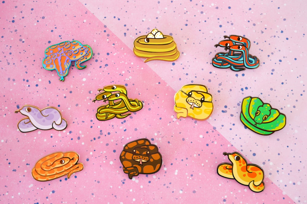 Image of Pet Snake Enamel Pins