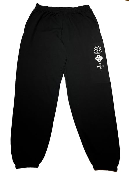 Image of Knatchbull 'Tri logo' Sweatpants - Black